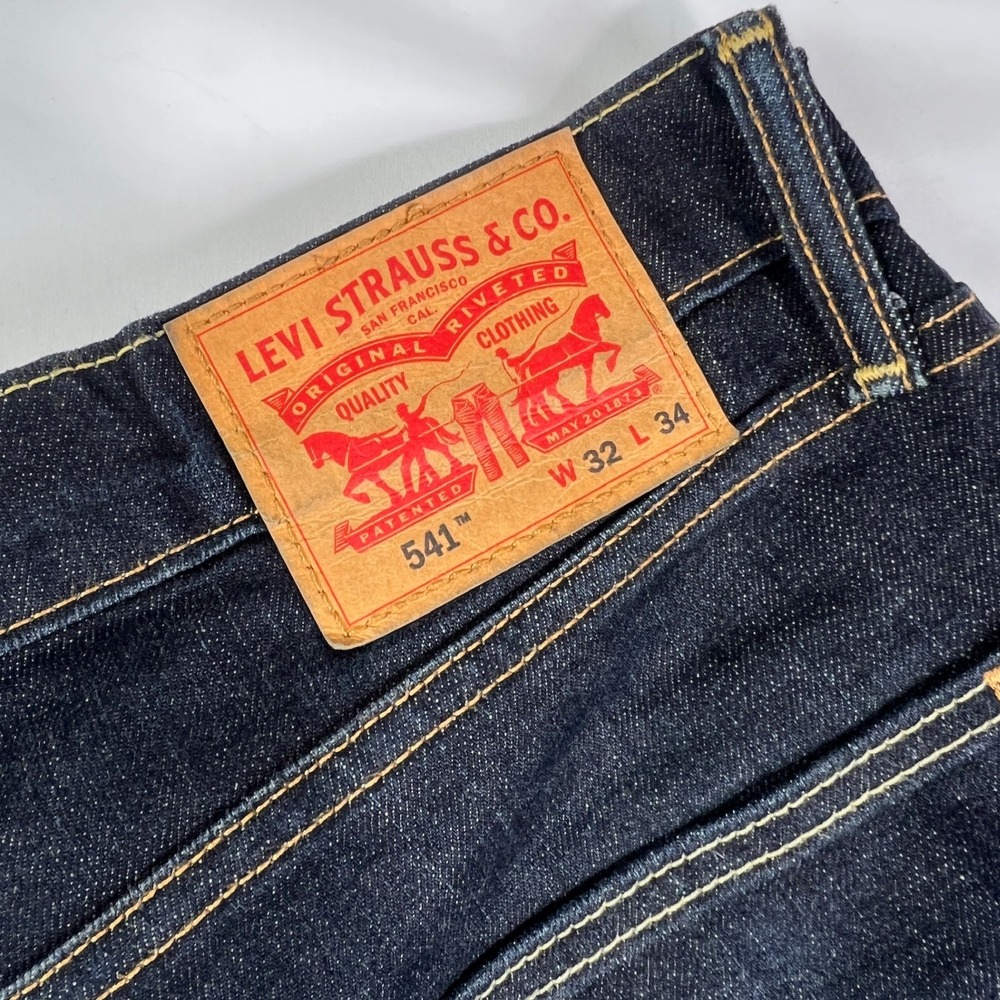 Levis Taper Jeans Mens Blue Denim Pants - Picture 6 of 6